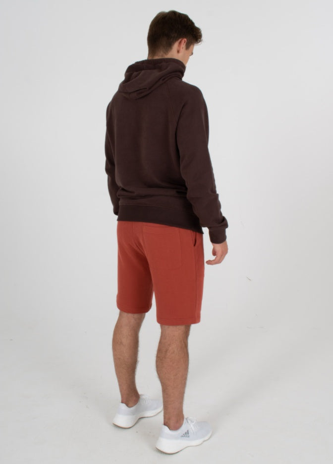 nuffinz the longs hoodie chocolate plum organic cotton back