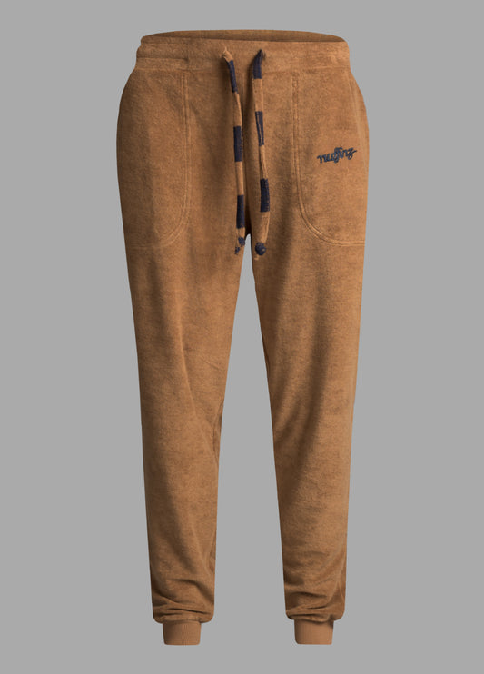 TOBACCO BROWN TOWEL PANTS