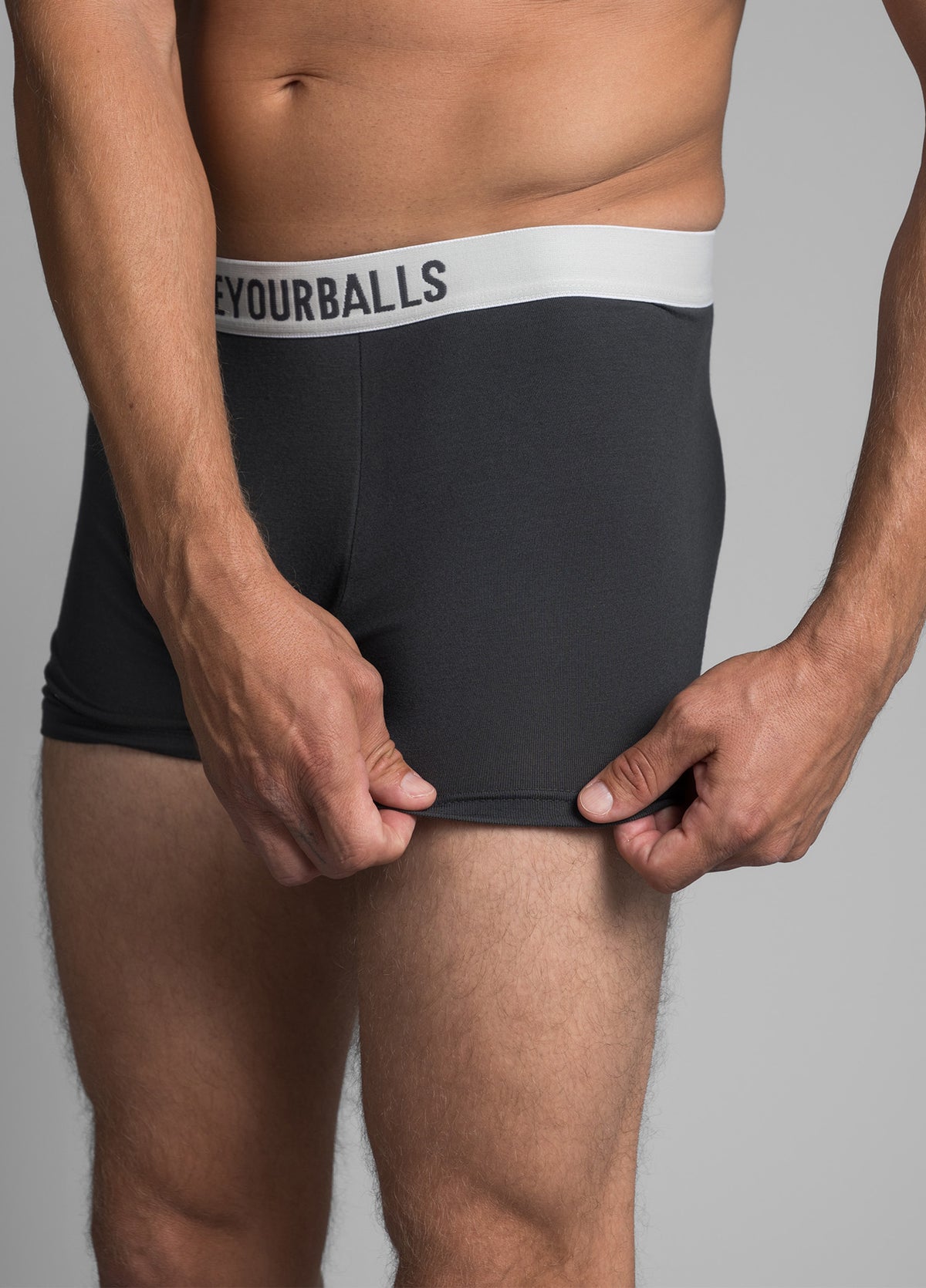 BLACK MODAL BOXER SHORTS