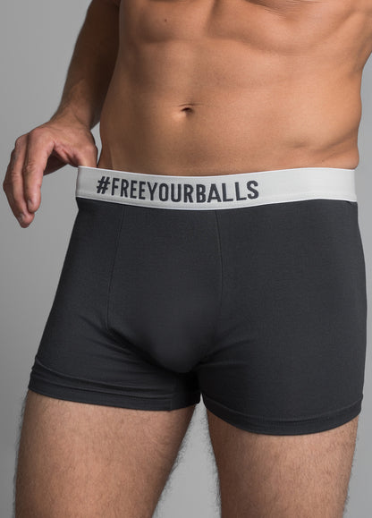 BLACK MODAL BOXER SHORTS