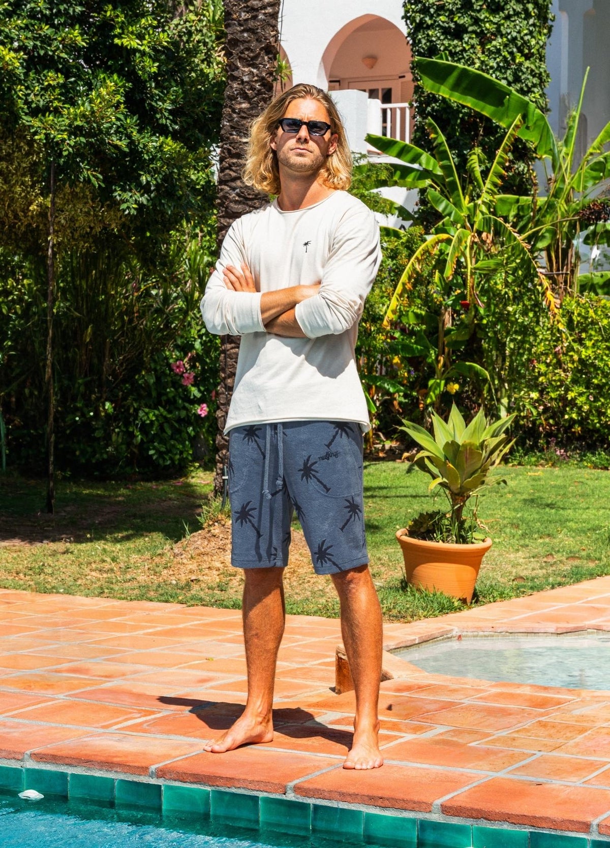 THE DUDE SHORTS BLUE MIRAGE
