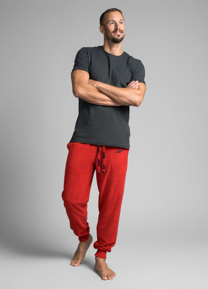 POMPEIAN RED TOWEL PANTS