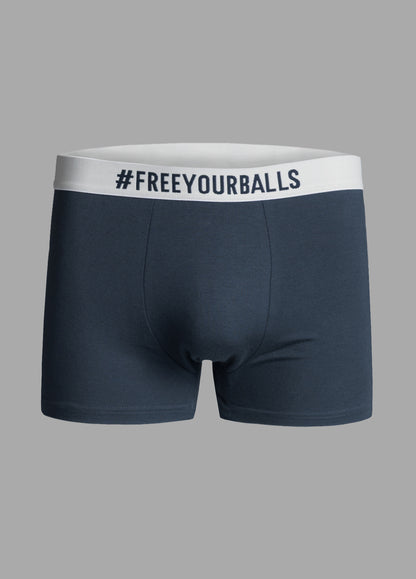 NAVY MODAL BOXER SHORTS