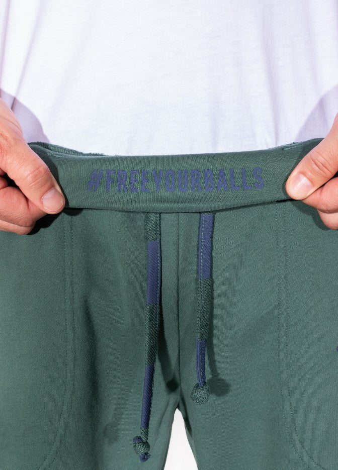 MALLARD GREEN SOLID PANTS