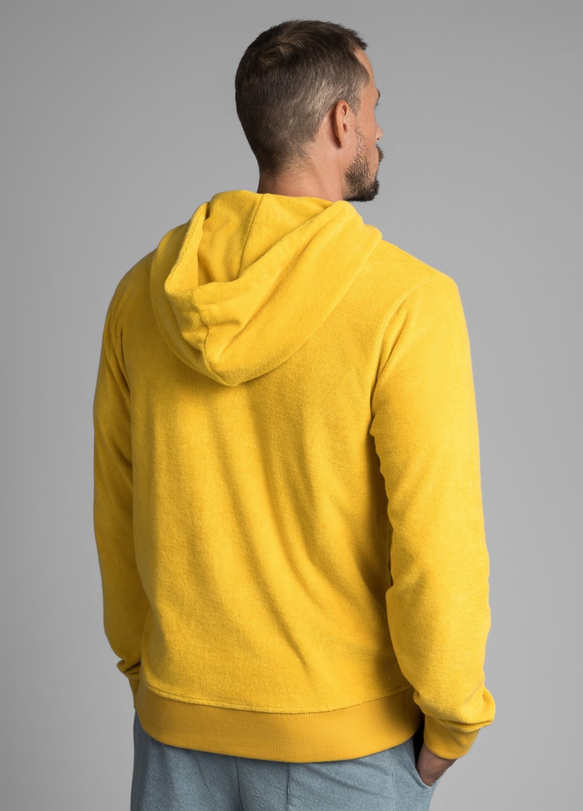 NUGGET GOLD TOWEL ZIP HOODIE