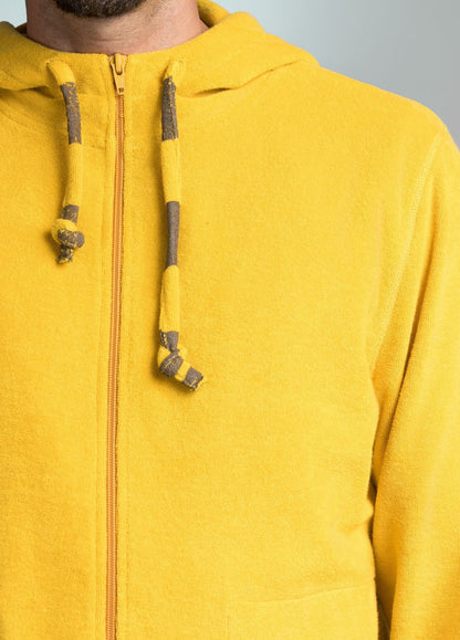 NUGGET GOLD TOWEL ZIP HOODIE