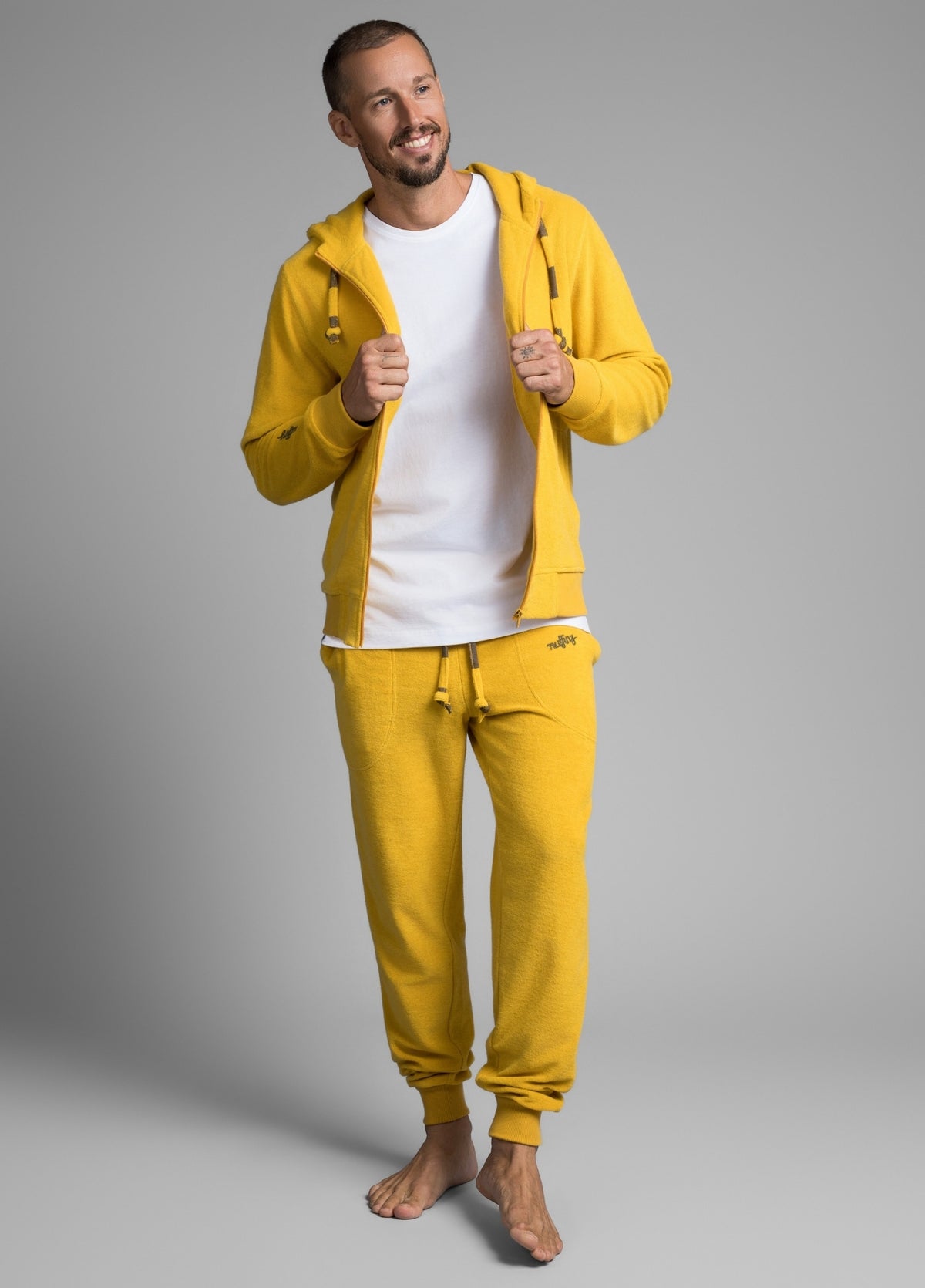 NUGGET GOLD TOWEL ZIP HOODIE