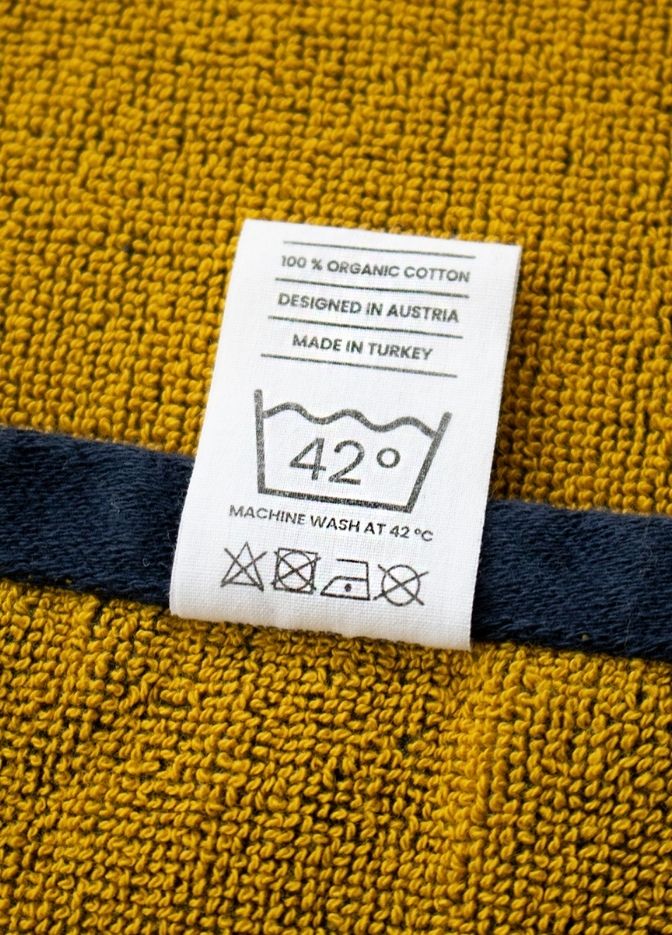 Nuffinz Shorts Organic Cotton Galaxy Towel Washing Label