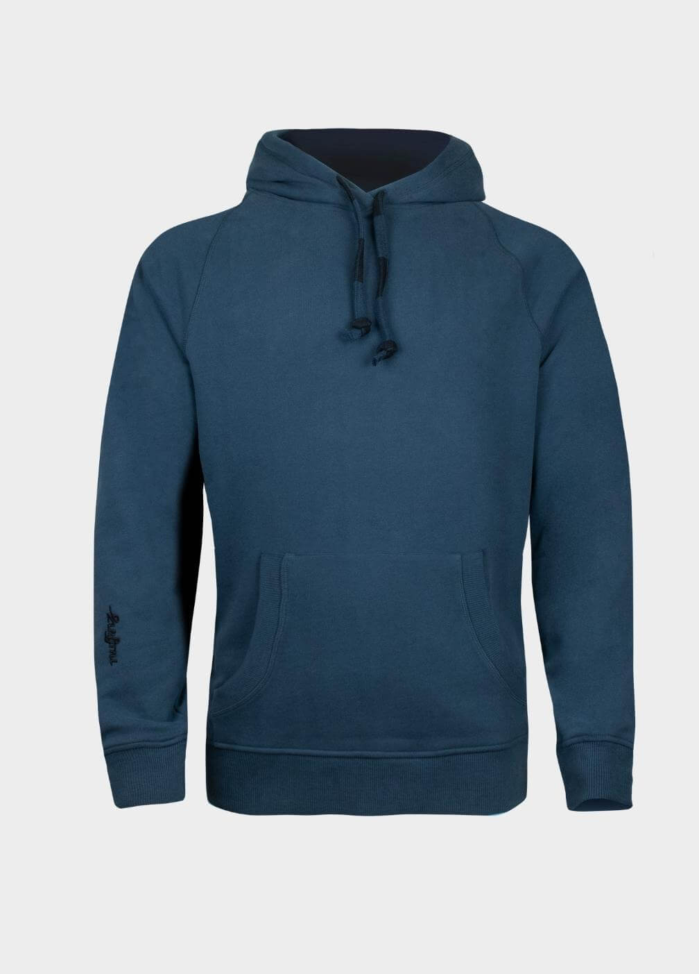 nuffinz menswear- hoodies - sea storm hoodie - 100% organic cotton - carbonized - dark blue
