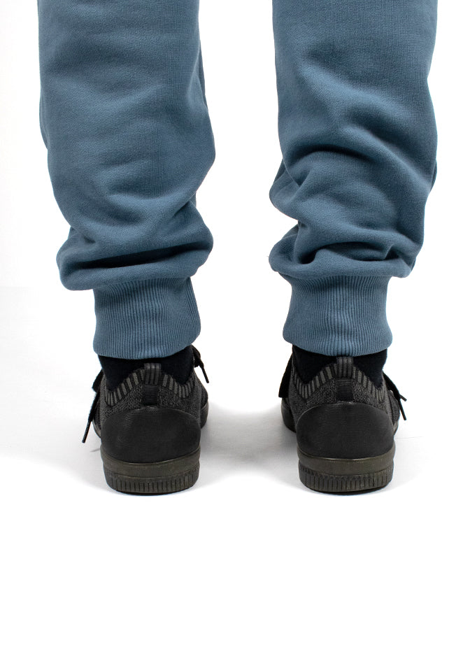 Nuffinz Shorts Pants Mirage Blue Organic Cotton cuffs