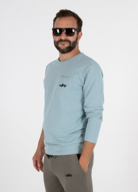 nuffinz longsleeve blue slate side sunglasses 