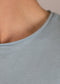 nuffinz longsleeve blue slate neck detail