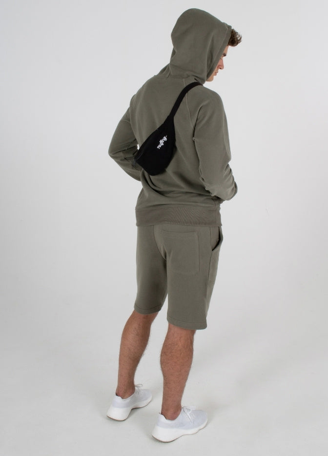 SMOKEY OLIVE SOLID SHORTS