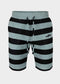 nuffinz menswear - shorts - SILVER BLUE TOWEL SHORTS ST - 100% organic cotton - terry cloth - silver blue striped