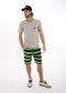 STONE GREEN TOWEL SHORTS ST